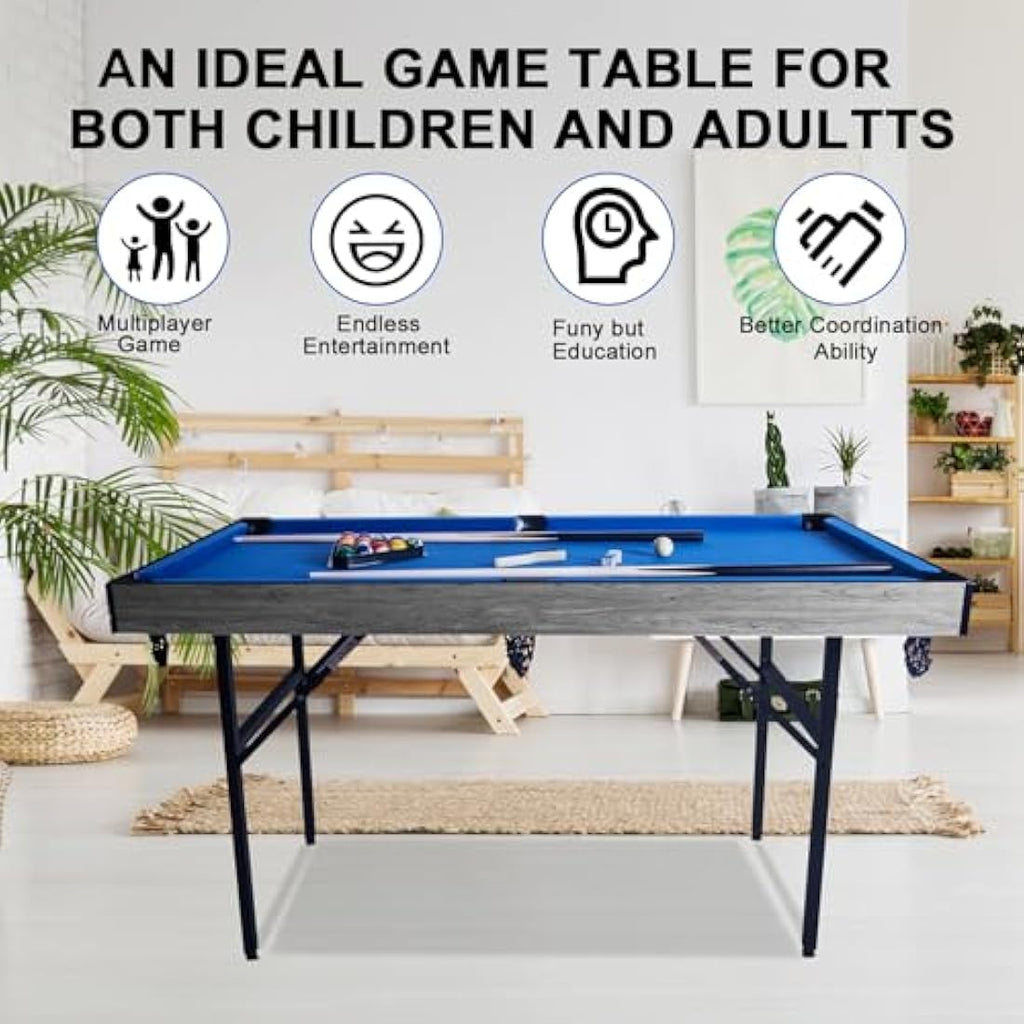 Jolof Store Multi-Game Table – Foldable Space-Saving Game Center