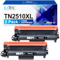 TN2510XL Black Toner Cartridges for Brother Printers | 2-Pack
