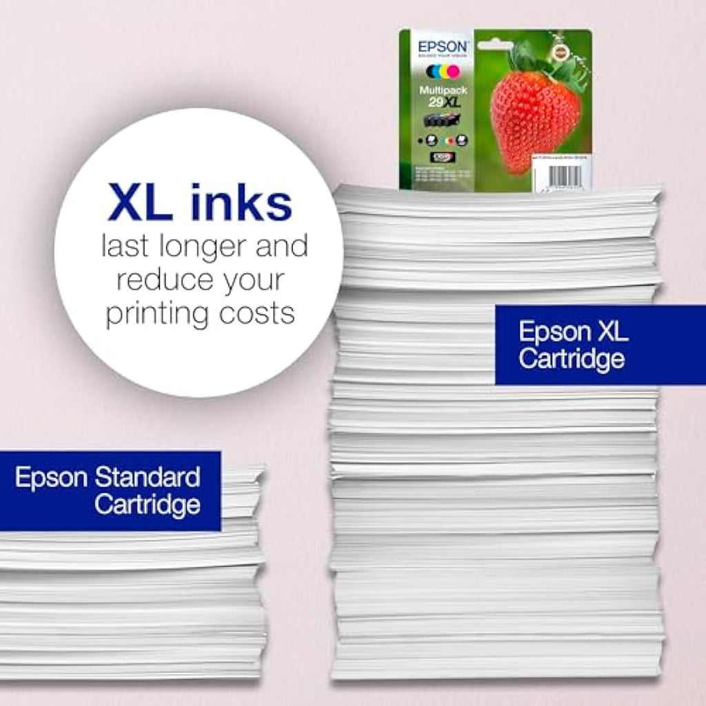 Epson 29 Strawberry Genuine Ink Cartridges Multipack - 4-Colours