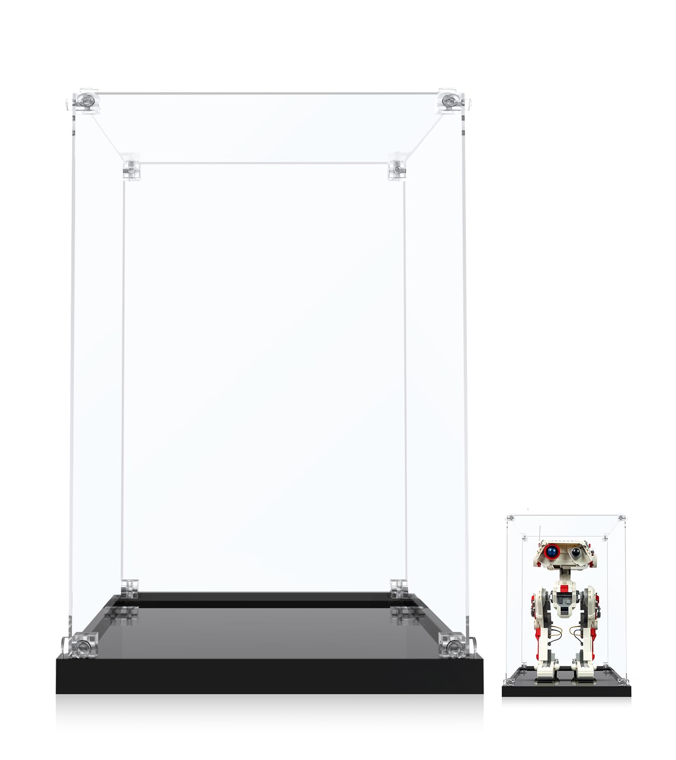 Icuanuty Acrylic Display Case for Lego 75335 BD-1 | Dustproof Model Box