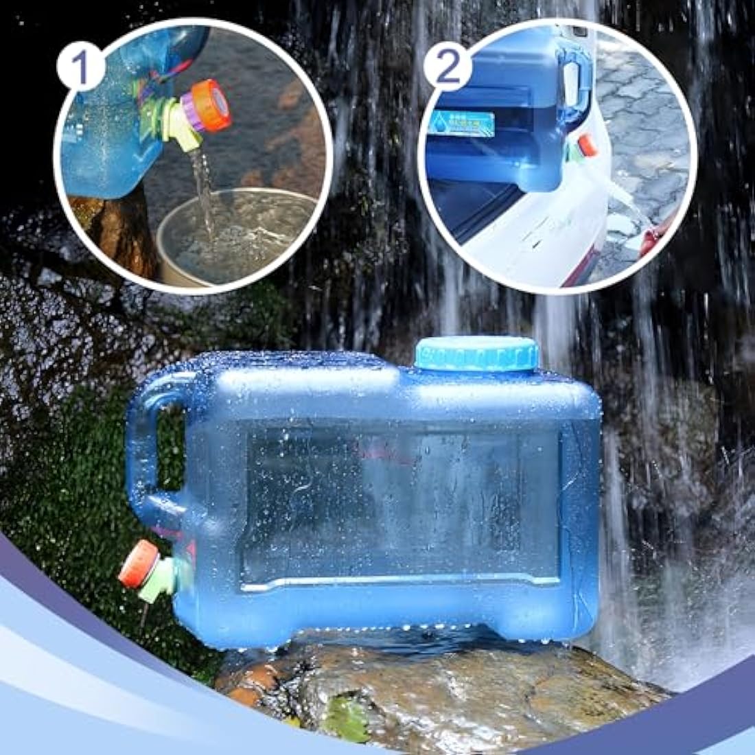 10L Water Container with Tap – BPA-Free Portable Camping Tank