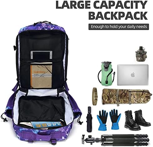TianYaOutDoor 45L Tactical Assault Backpack | 900D Oxford Rucksack