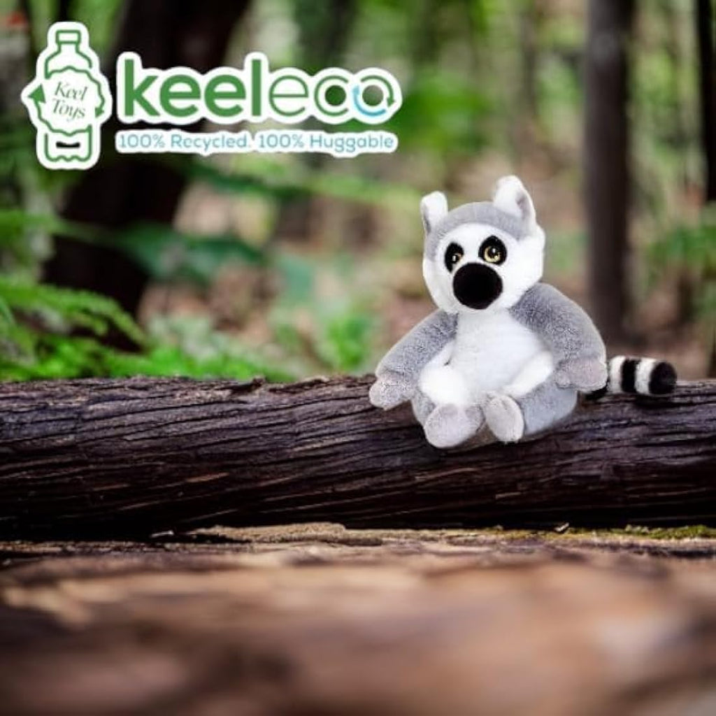 Jolof Store Lemur Plush Toy – 100% Recycled Eco-Friendly Soft Toy