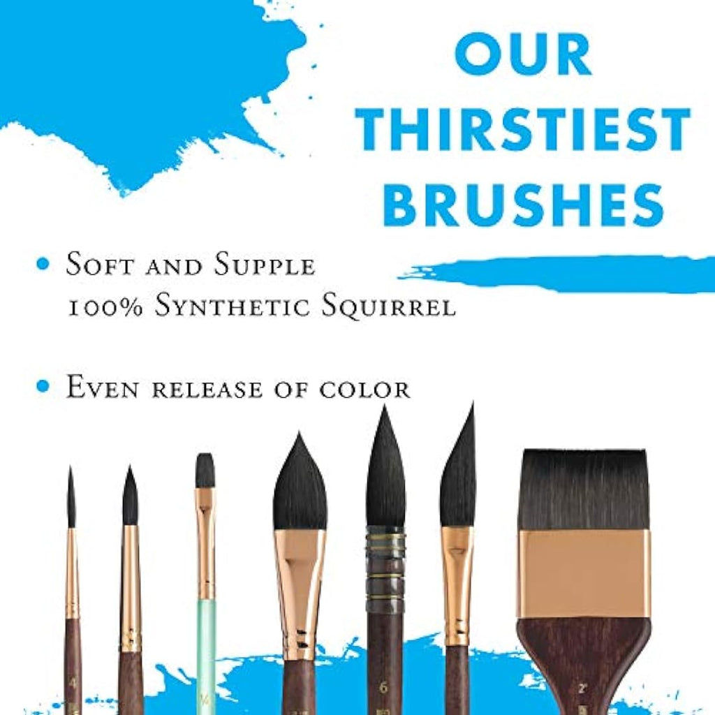 Princeton Neptune Synthetic Watercolor Brush Set - Professional 4pc Kit