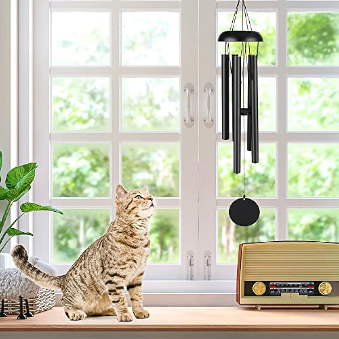 31" Memorial Wind Chimes – Deep Tone Aluminum Outdoor Decor