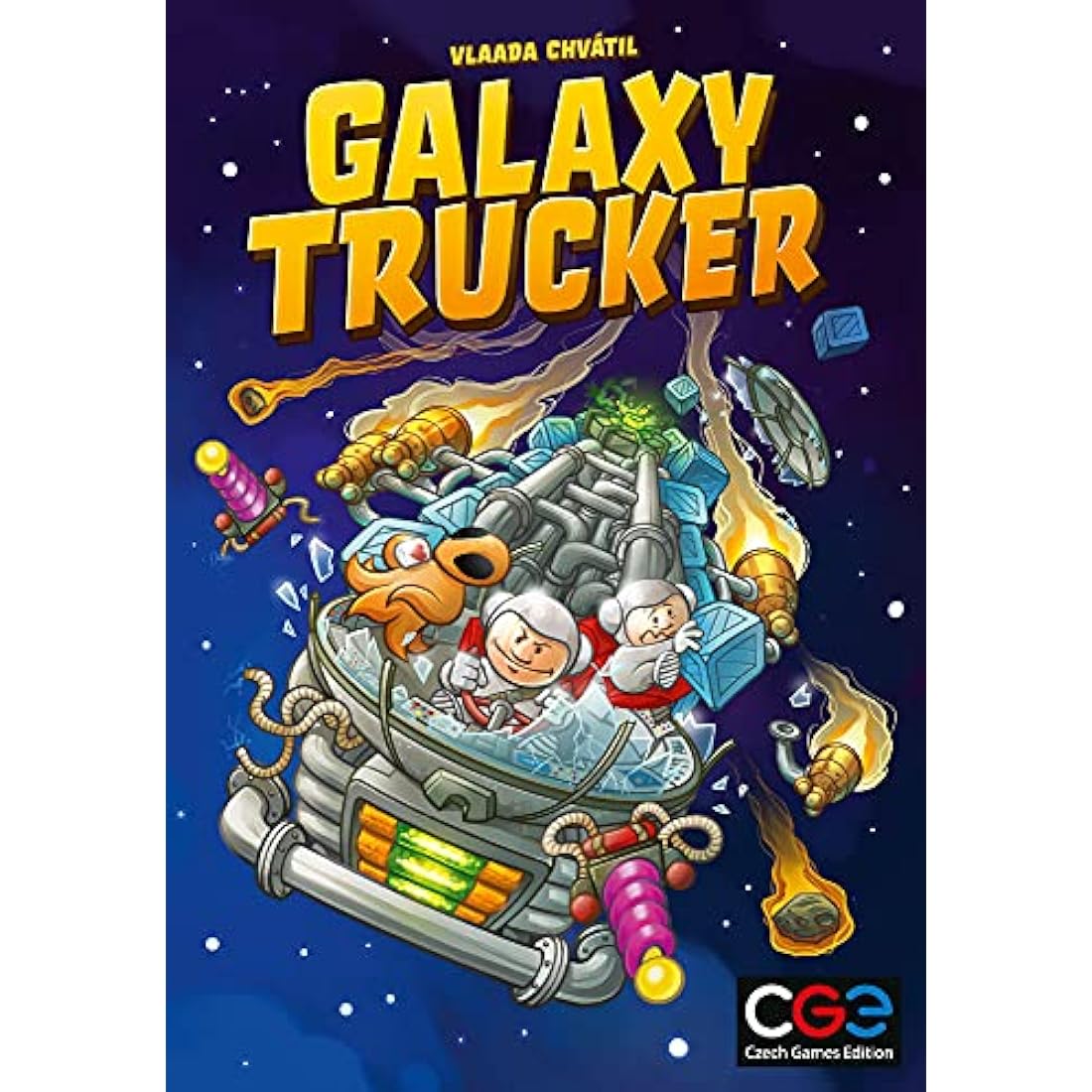 Czech Games Edition Galaxy Trucker Board Game - Sci-Fi Strategy Game