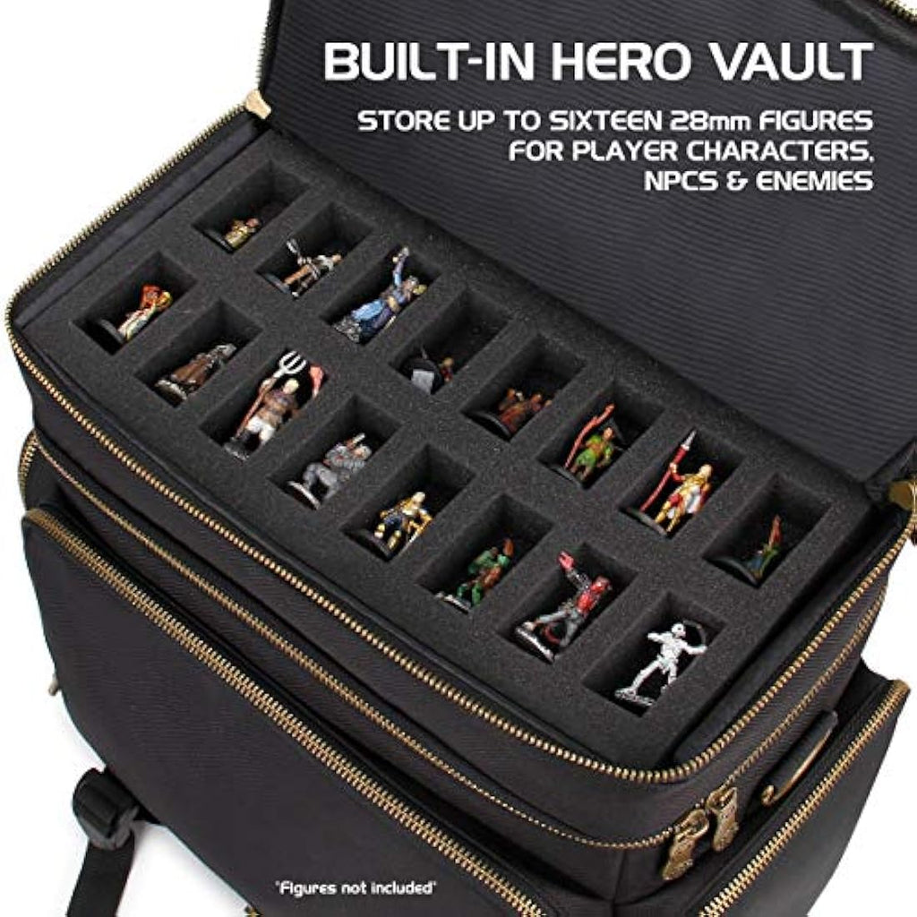 DND Bag – RPG Adventurer's Case with Miniature Storage