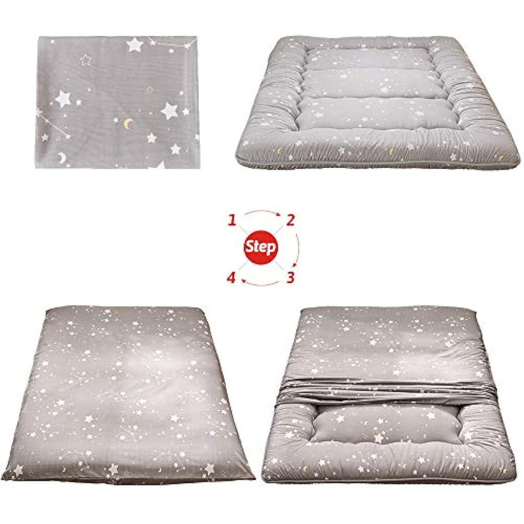 MAXYOYO Japanese Floor Mattress – Memory Foam Foldable Futon, Single