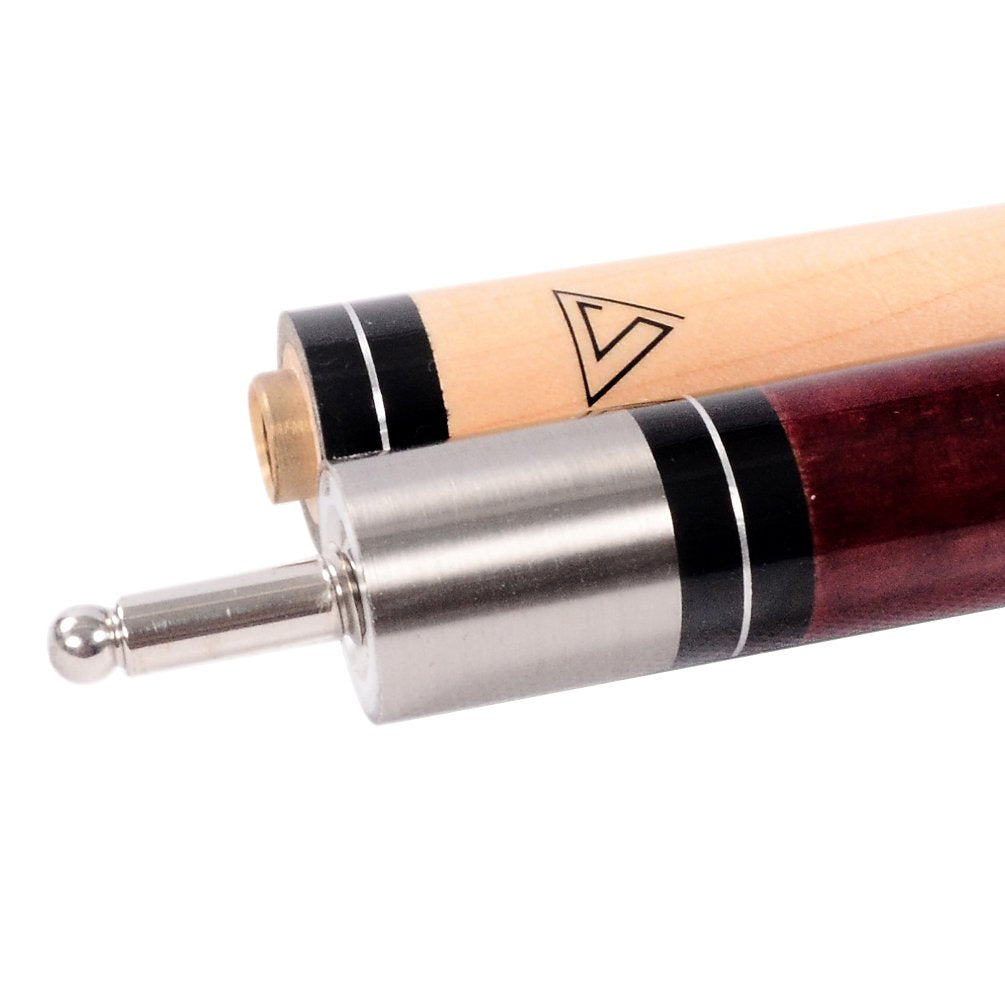 CUESOUL 58" Canadian Maple Pool Cue Stick | 13mm Tip & Irish Linen Wrap
