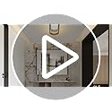 Oninio 40W Modern LED Ceiling Light | Dimmable Flush Mount Lamp - Gold