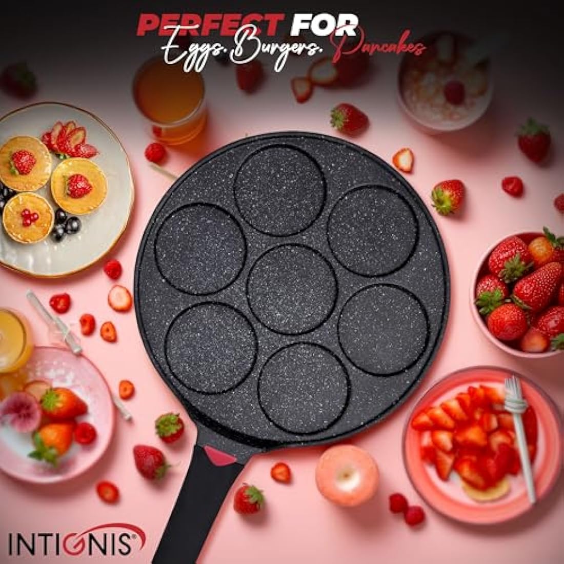 Jolof Store Non-Stick Ceramic Pancake Pan – 26cm Induction Frying Pan