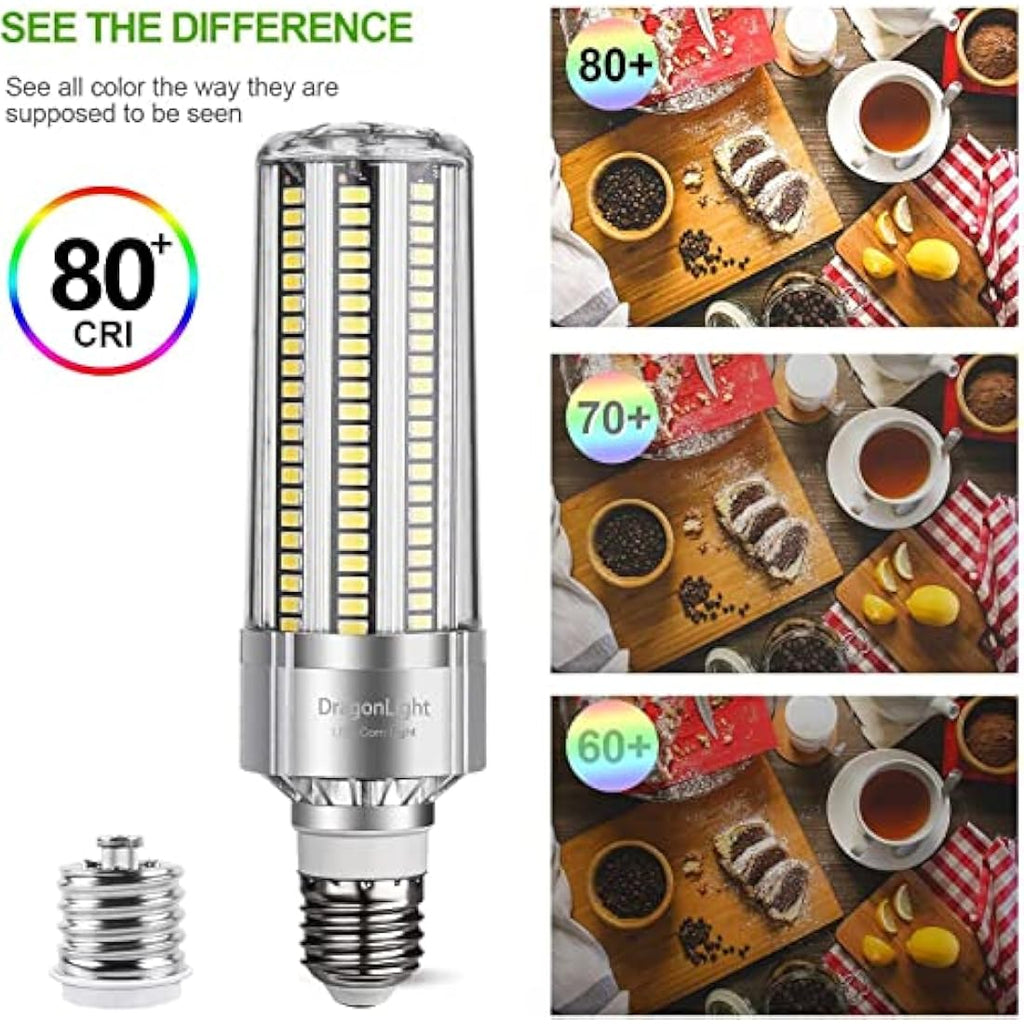 54W LED Corn Light Bulb | 6000K Daylight E27 E40 Base