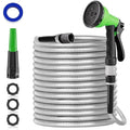 SPECILITE 100ft 304 Stainless Steel Garden Hose – Heavy Duty Metal Pipe