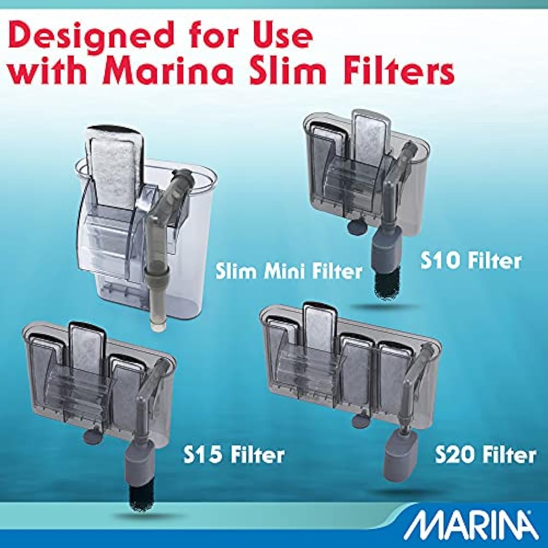 Marina Bio-Carb Slim Filter Cartridge for Tropical Fish - 3 Pack