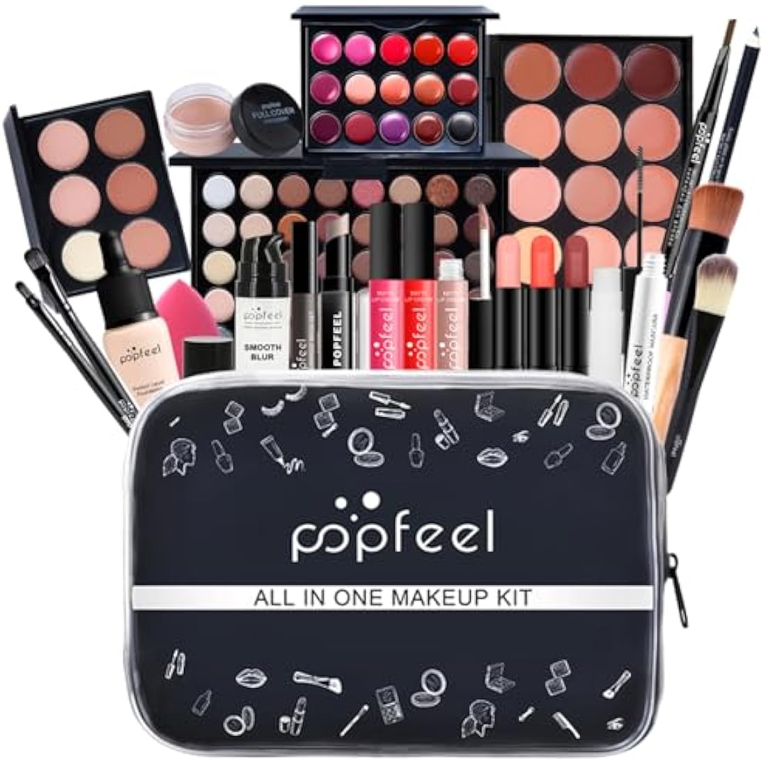 FantasyDay All-in-One Makeup Kit – 98pc Cosmetic Starter Gift Set