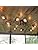 OYIPRO 8-Light Modern Ceiling Chandelier – Black Metal E27 Light Fitting