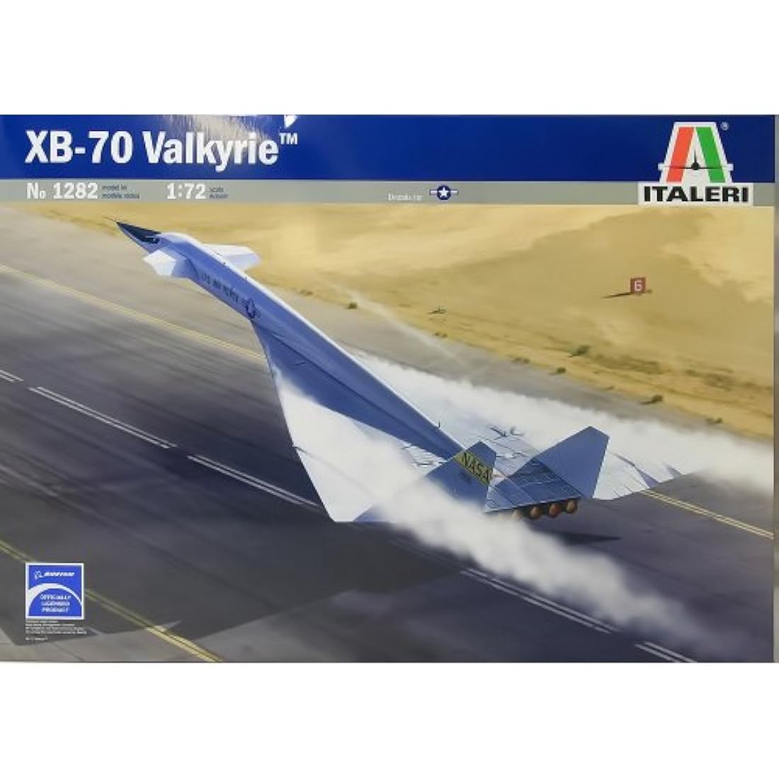 Italeri XB-70 Valkyrie 1:72 Scale Plastic Model Kit – Skill Level 5