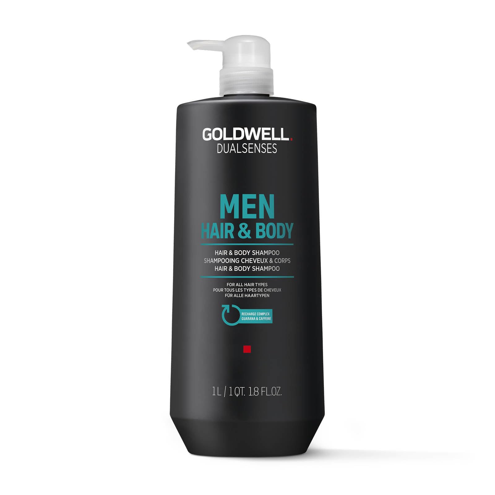 Goldwell Dualsenses Men Hair and Body Shampoo | Guarana & Caffeine | 1L