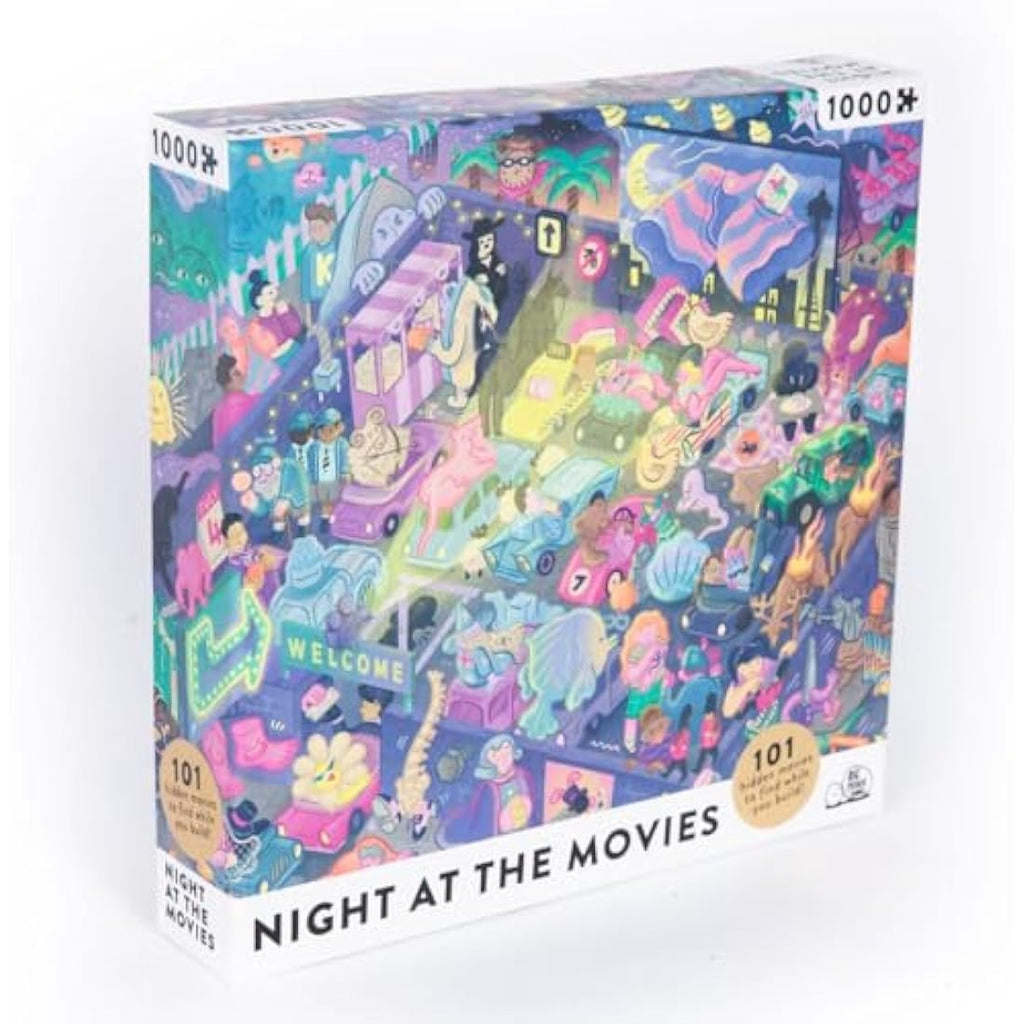 Movie Jigsaw Puzzle for Adults | 1000 Pieces & 101 Riddles