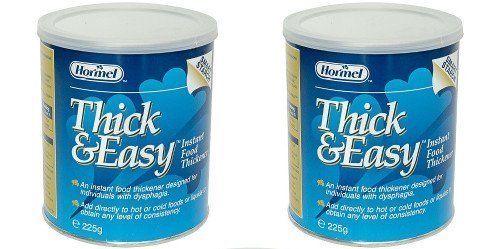 Thick and Easy Food Thickener - 225g Instant Dysphagia Aid (2 Pack)