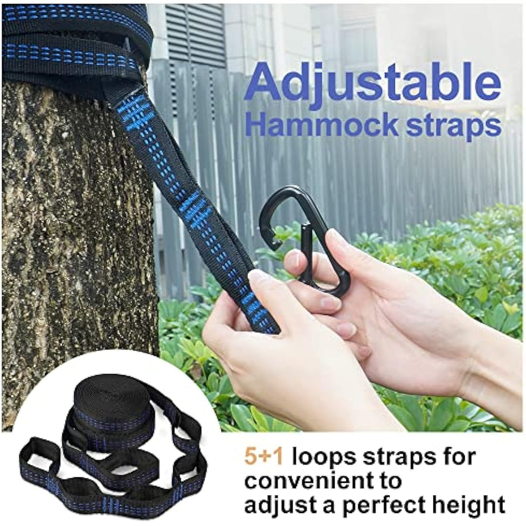 COVACURE Camping Hammock with Mosquito Net | Ultralight Parachute Nylon