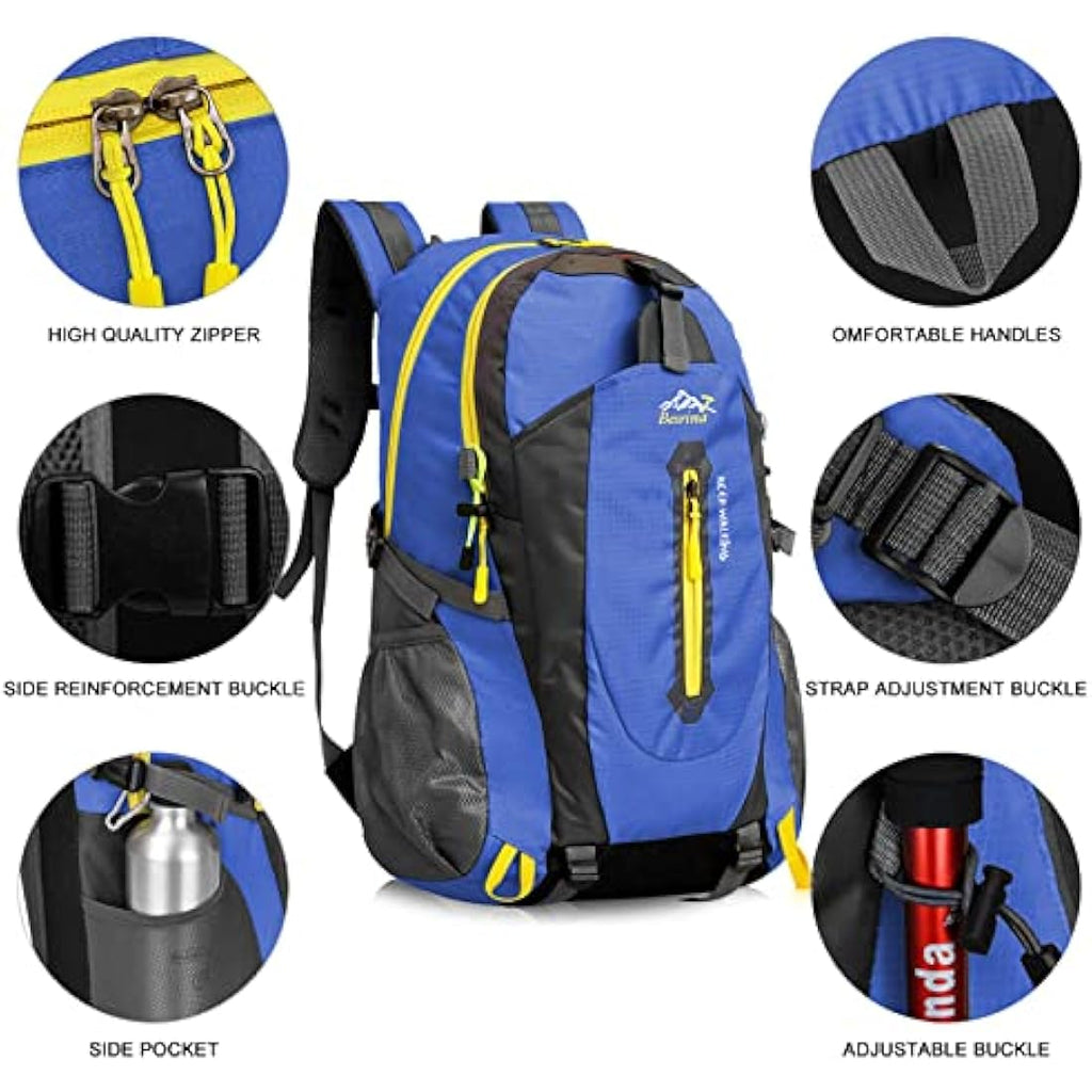 Besrina 40L Lightweight Hiking Backpack | Water-Resistant Daypack