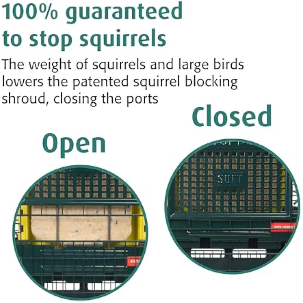 Jacobi Jayne Squirrel Buster Suet Feeder – Metal Squirrel Proof Design