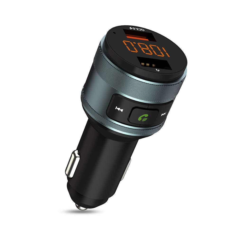 ZeaLife Bluetooth FM Transmitter – QC 3.0 Fast Charging Car Adapter