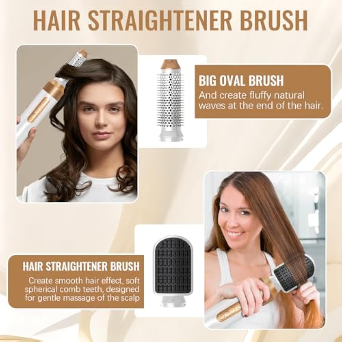 7-in-1 Air Styler | 110,000 RPM Ionic Hair Dryer - White