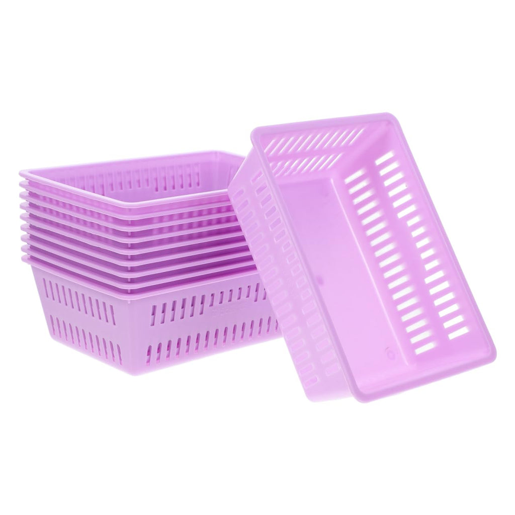Cabilock 10 Pack Arcade Coin Baskets, 6.3 Inch Purple Plastic Token Trays for Game Centres, Prize Counters and Amusement Arcades