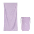 Dock & Bay Quick Dry Sand-Free Beach Towel | Recycled Meadow Lilac Large