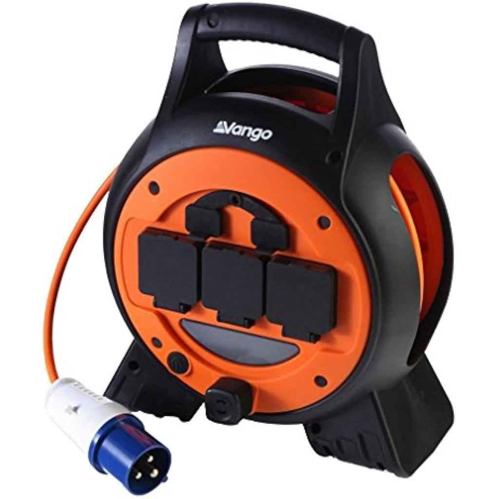 Vango Voltaic Roll Away Camping Extension Lead | 3 Sockets & 2 USB