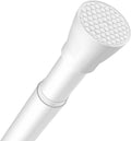 Zipglo Tension Curtain Pole | 75-162cm No-Drill White Shower Rod