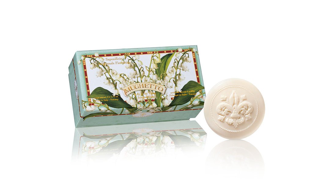 Saponificio Artigianale Fiorentino Lily of the Valley Guest Soap - 6 Pack