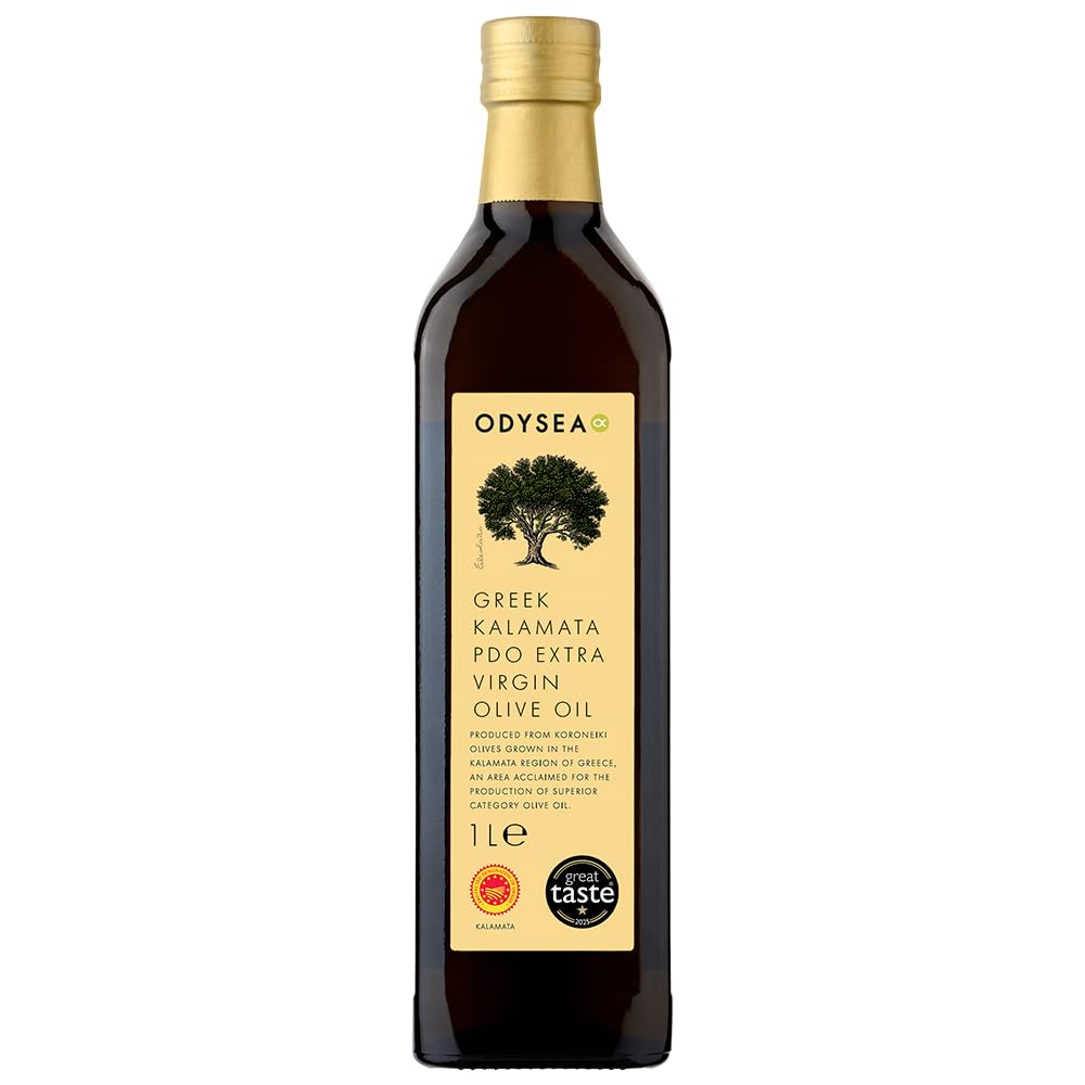 Odysea PDO Kalamata Extra Virgin Olive Oil - Koroneiki Greek Oil (1L)
