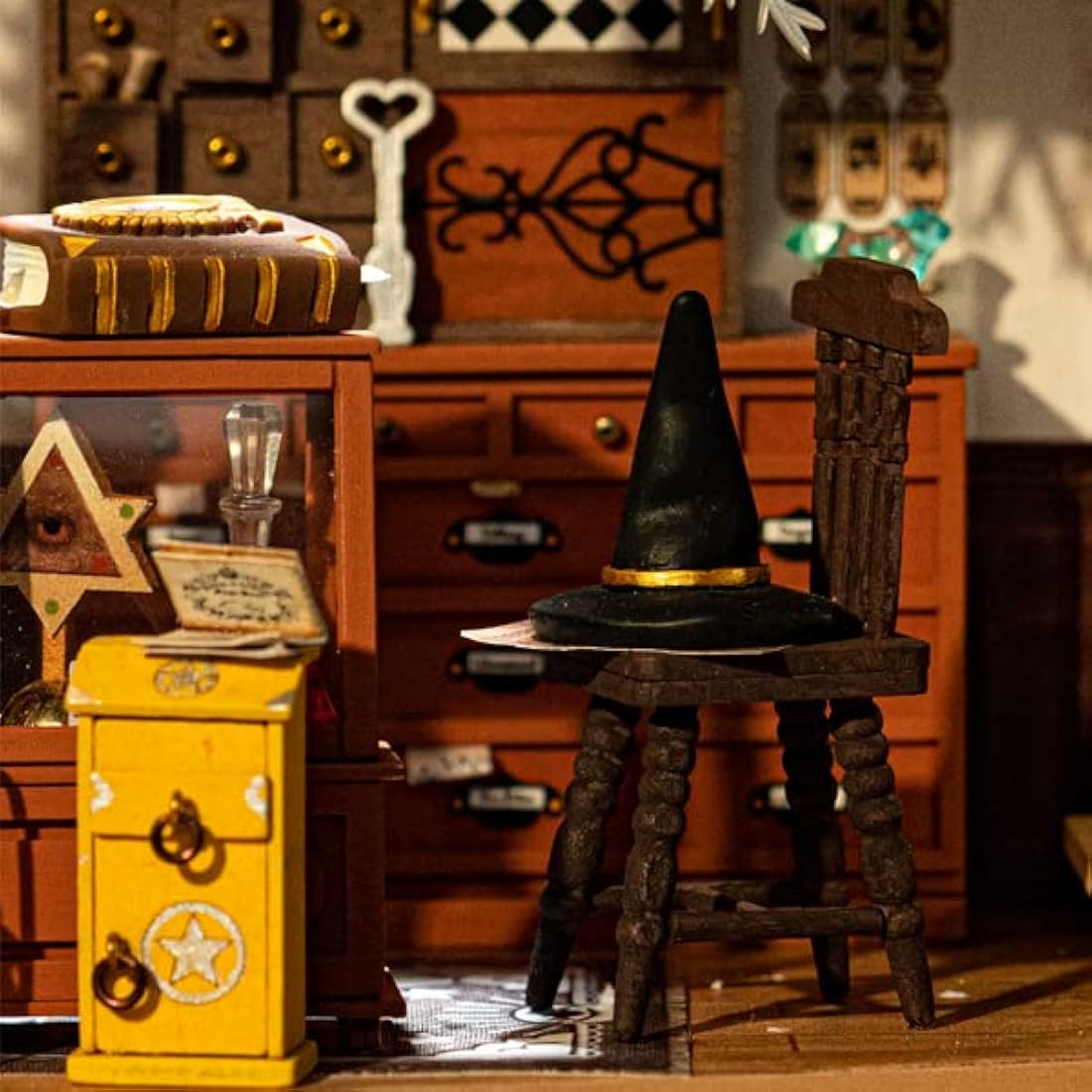 Rolife Kiki's Magic Emporium DIY Miniature House Kit with LED Light