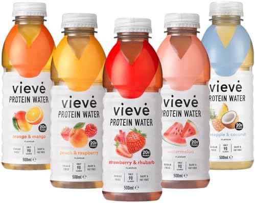 Vieve Protein Water Mixed Variety Pack – 20g Collagen Protein (10x500ml)