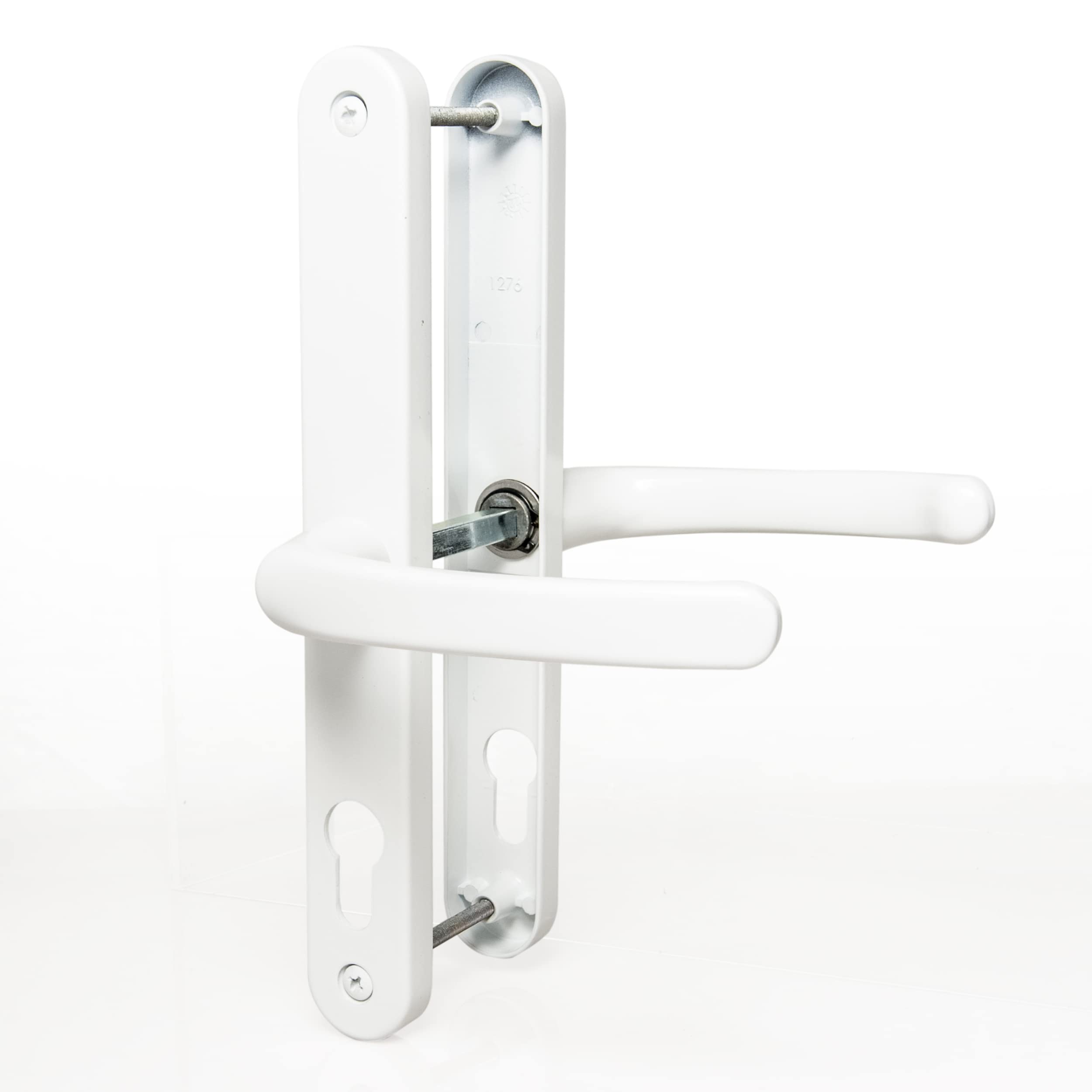 Jolof Store UPVC Door Handles for Fullex Locks | White Lever 68mm PZ