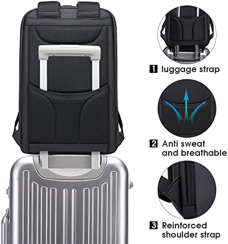 BANGE Smart Laptop Backpack – Waterproof 15.6 Inch USB Charging Bag