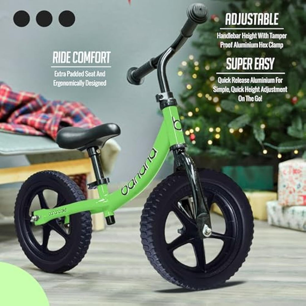Banana Bike Lightweight Balance Bike for Kids Ages 2-5 | 12 Inch Wheels