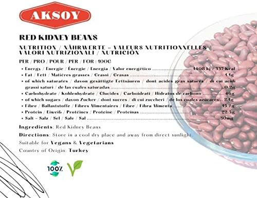 Aksoy Red Kidney Beans – 10KG Bulk Premium Grade Legumes | Jolof Store
