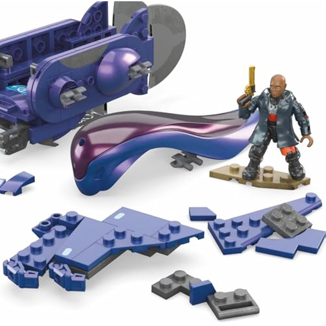 MEGA Halo The Series Renegade Banshee Aircraft Building Set - 205 Pcs