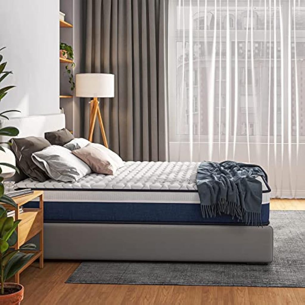 Vesgantti Single Mattress | 10 Inch Hybrid Memory Foam & Pocket Spring
