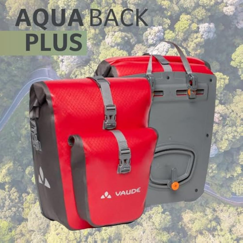 VAUDE Aqua Back Plus Waterproof Bike Panniers | 51L Rear Rack Bags