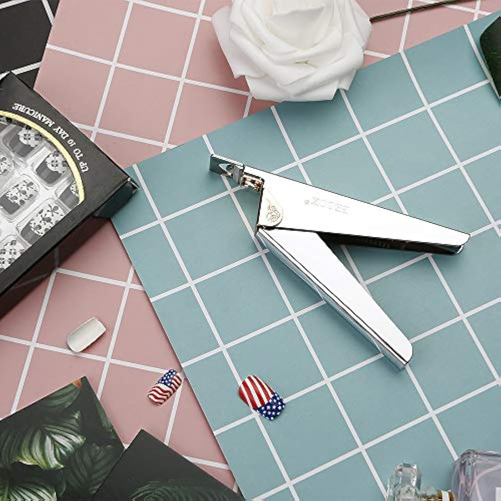 BEZOX Professional Acrylic Nail Clippers – Stainless Steel Tip Cutter