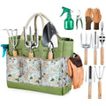 Jolof Store 9-Piece Stainless Steel Garden Tool Set with Storage Bag