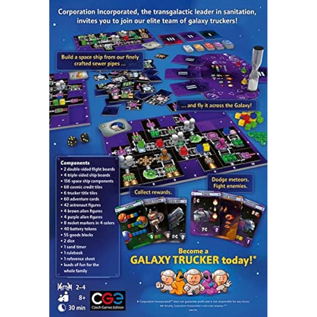 Czech Games Edition Galaxy Trucker Board Game - Sci-Fi Strategy Game