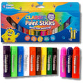 Little Brian Paint Sticks – 12 Pack Assorted Mess-Free Kids Art Supplies