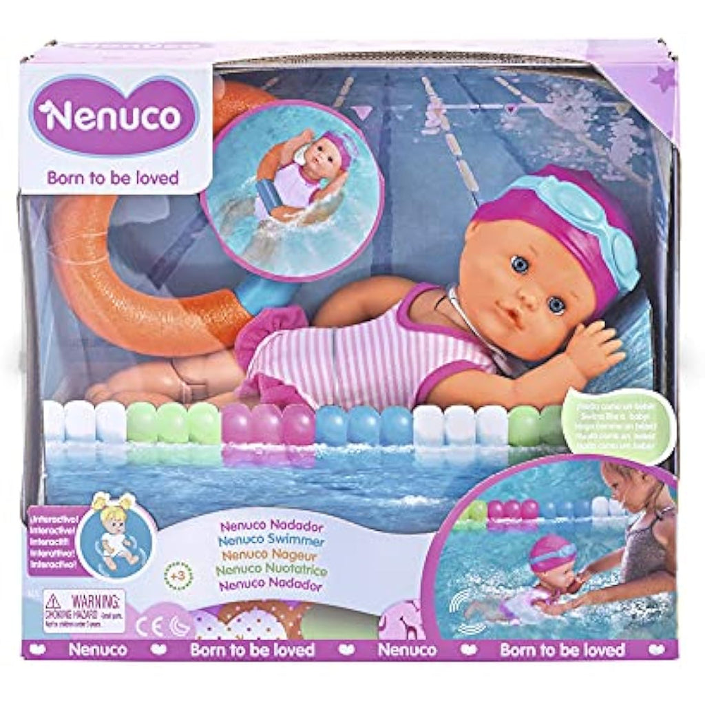 Nenuco Swimming Doll – Interactive Water Toy with Articulated Legs
