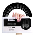 Beautilux Medium Square Gel Nail Tips - 552 Pcs Full Cover Acrylic Tips